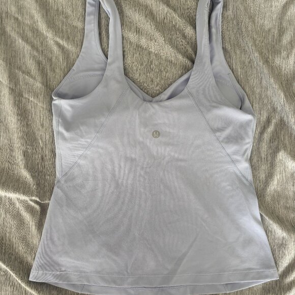 Lululemon Align Waist-Length Tank Top Size 6 Pastel Blue - Picture 3 of 5